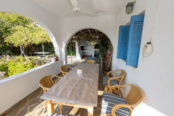 Traditional white wash house with panoramic view - Portocheli, Argolis, Peloponnese