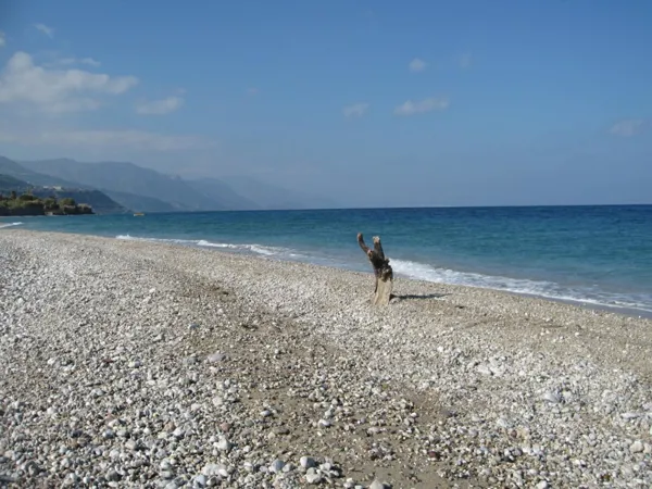 Sea front land plot with valid building permit - Akrata, Achaïa, Peloponnese
