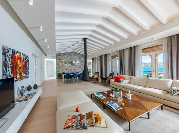 Waterfront villa with pool and garden - Plaka, Lasithi, Crete