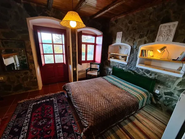 Traditional stone house in an Alpine environment - Krikello, Evritania, Central Greece