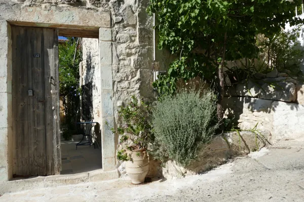 Stone House with Courtyard & Veranda - Agios Myron, Heraklion, Crete