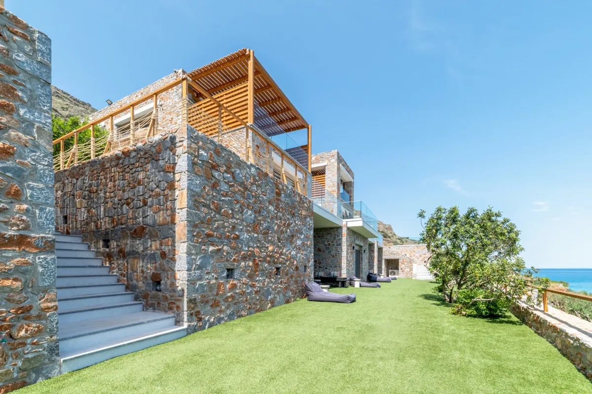 Newly-built, seafront villa  - Plaka, Lasithi, Crete
