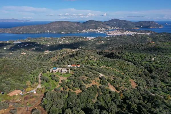 Hilltop paradise estate with amazing panoramic view - Galatas, Trizina, Attica
