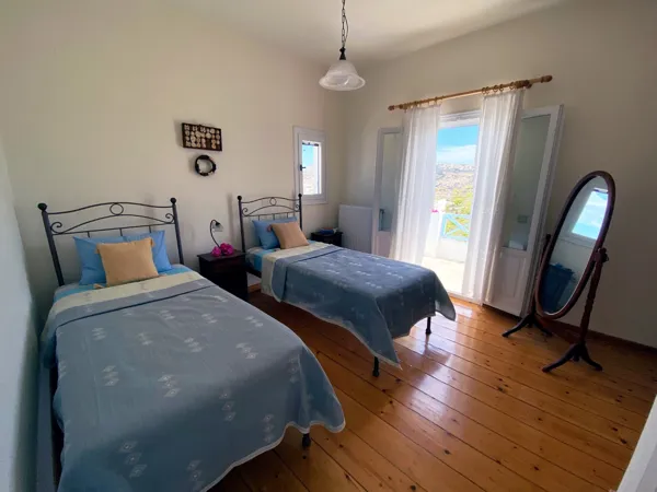 House with panoramic views to Foinikas bay and the sea - Syros, Syros, Cyclades Islands