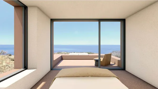 Four projects on buildable land plots with 180° sea views  - Agia Galini, Rethymno, Crete