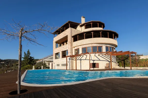 Hilltop luxury villa with panoramic views in Grammatiko - Marathonas, Attica