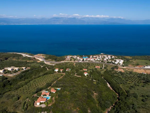 Hillside villas with panoramic sea and mountains views - Petalidi, Messinia, Peloponnese