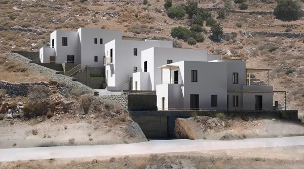 Holiday house under construction - Lefkes, Paros, Cyclades Islands