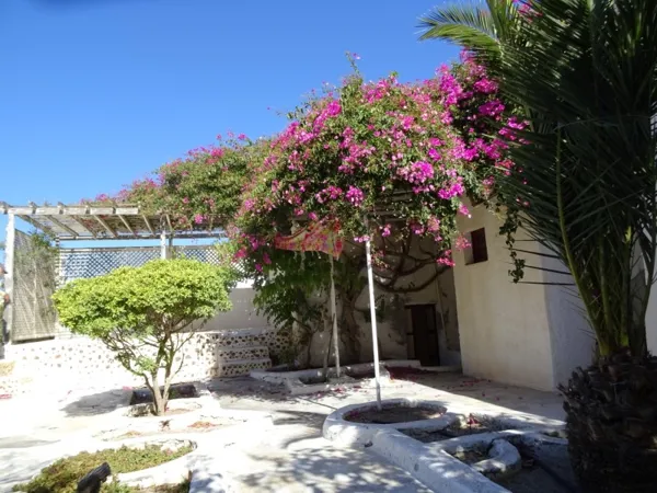 Traditional house on famous Greek island - Oia, Santorini, Cyclades Islands
