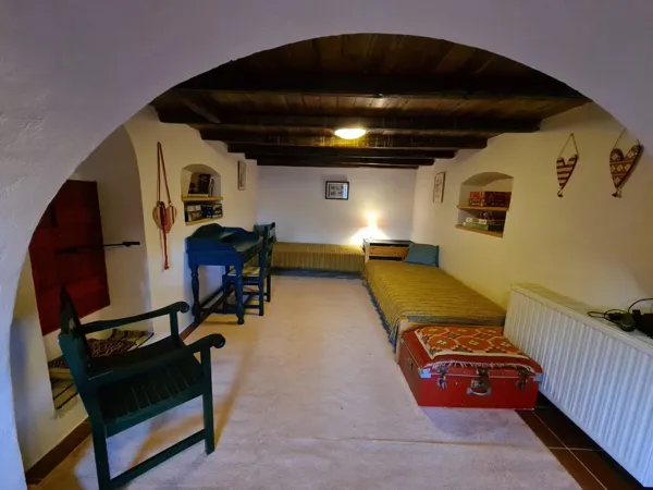 Traditional stone house in an Alpine environment - Krikello, Evritania, Central Greece