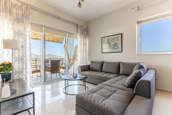 Furnished Sea-View Flat - Lygaria, Heraklion, Crete