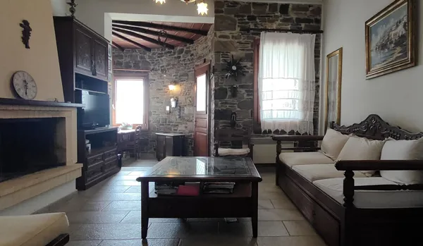 Charming multi-apartment stone estate with panoramic sea views - Syros, Syros, Cyclades Islands