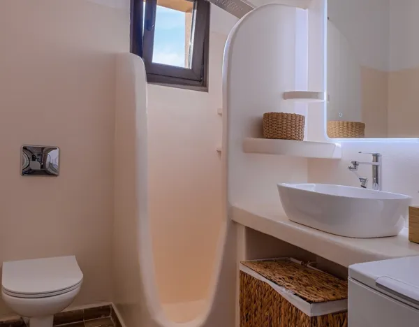 Newly built complex overlooking Ermoupolis and the sea - Syros, Syros, Cyclades Islands