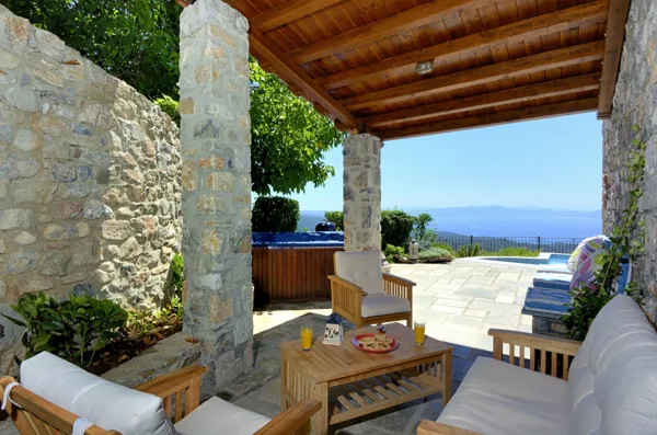 Traditional house with amazing sea views - Milies , Pelion, Thessaly