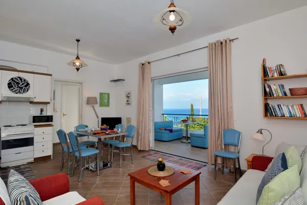 Hillside villas with panoramic sea and mountains views - Petalidi, Messinia, Peloponnese