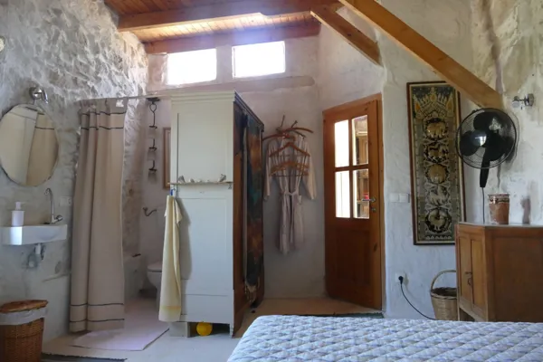 Stone House with Courtyard & Veranda - Agios Myron, Heraklion, Crete