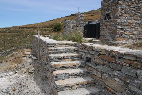 Unfinished stone-built villa in Kea - Koundouros, Kea, Cyclades Islands
