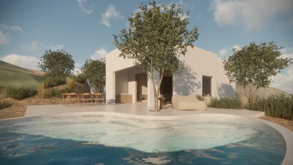 Unfinished villa close to the sea in Kea Island - Vourkari, Kea, Cyclades Islands