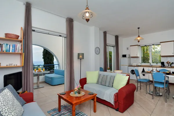 Hillside villas with panoramic sea and mountains views - Petalidi, Messinia, Peloponnese