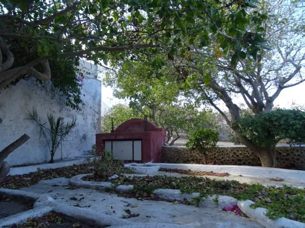 Traditional house on famous Greek island - Oia, Santorini, Cyclades Islands