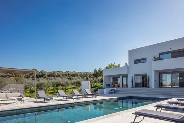 Panoramic sea views estate in Rethymno countryside - Rethymno, Crete