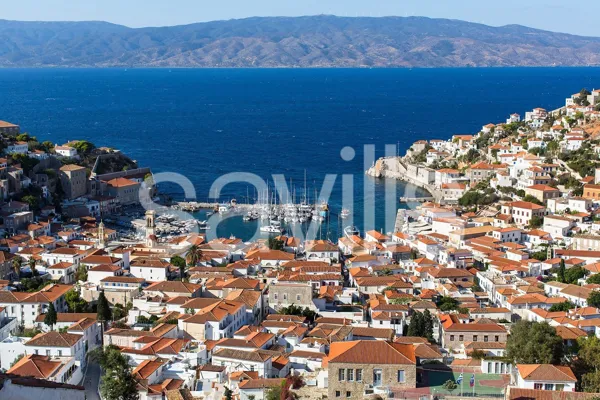 Panoramic harbour and sea views plot in Hydra - Hydra, Hydra, Saronic Islands