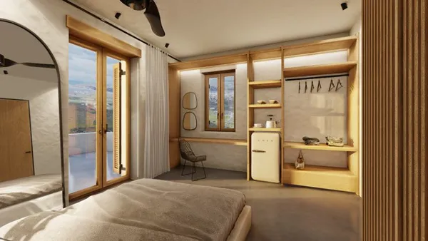 Holiday house under construction - Lefkes, Paros, Cyclades Islands