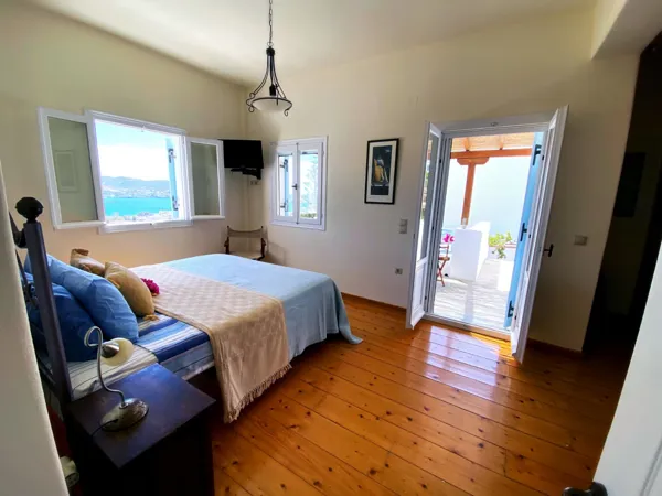 House with panoramic views to Foinikas bay and the sea - Syros, Syros, Cyclades Islands
