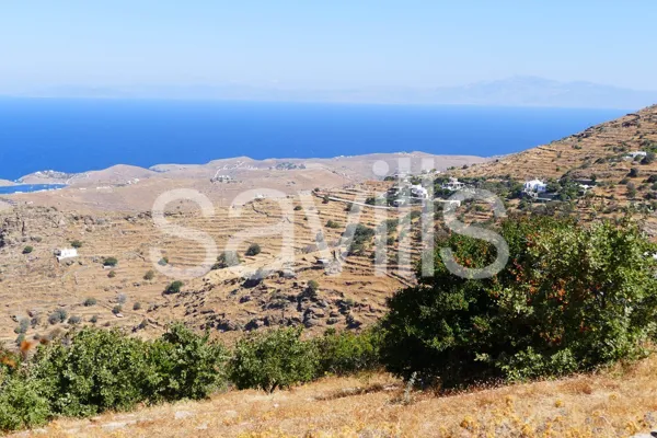Buildable land plot overlooking Korissia bay in Kea - Kea, Kea, Cyclades Islands