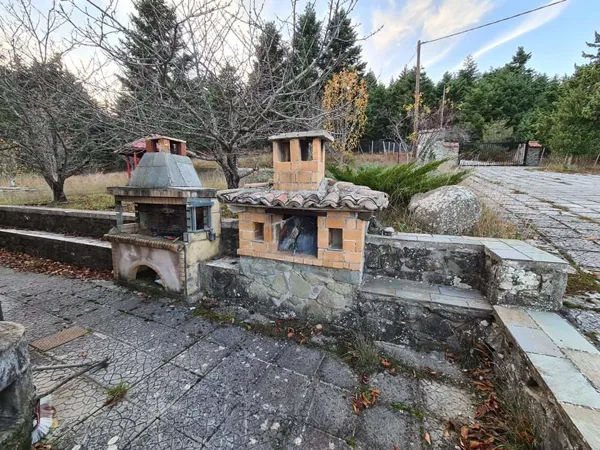 Traditional stone house in an Alpine environment - Krikello, Evritania, Central Greece