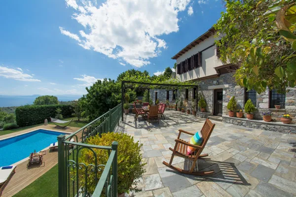 Traditional house with amazing views - Milies , Pelion, Thessaly