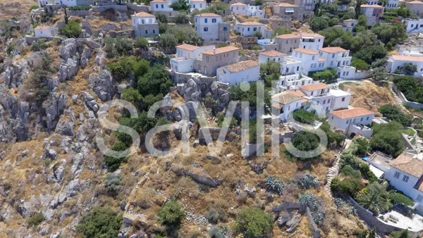 Panoramic harbour and sea views plot in Hydra - Hydra, Hydra, Saronic Islands