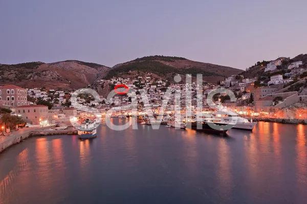 Panoramic harbour and sea views plot in Hydra - Hydra, Hydra, Saronic Islands