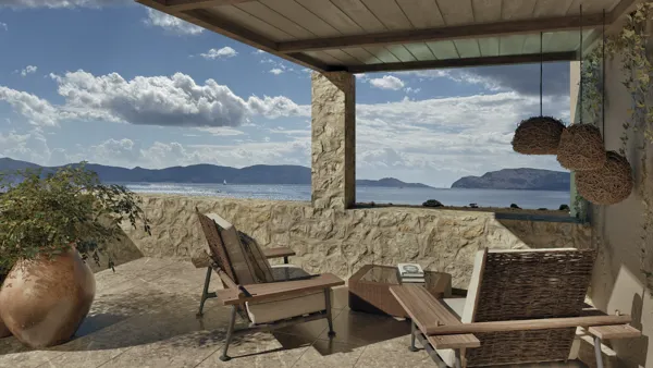 Modern eco-friendly, sea view holiday house  - Thermisia, Argolis, Peloponnese