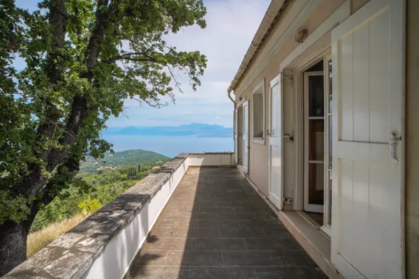 Traditional Corfiot house with the most amazing sea and sunset views  - Loutses, Corfu, Ionian Islands