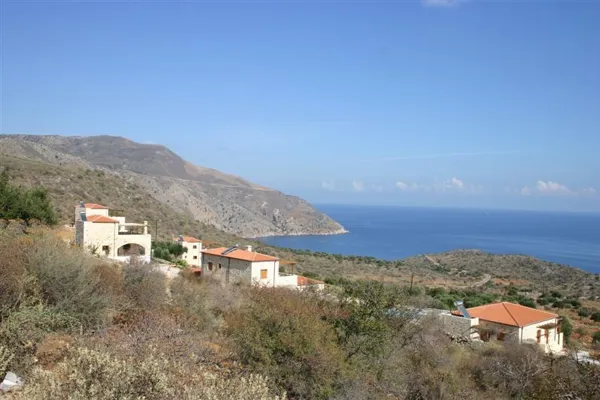 Hillside development plot close to the sea - Kefalas, Chania, Crete
