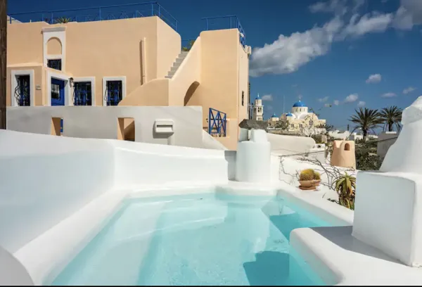Santorinian traditional house  - Thira, Santorini, Cyclades Islands