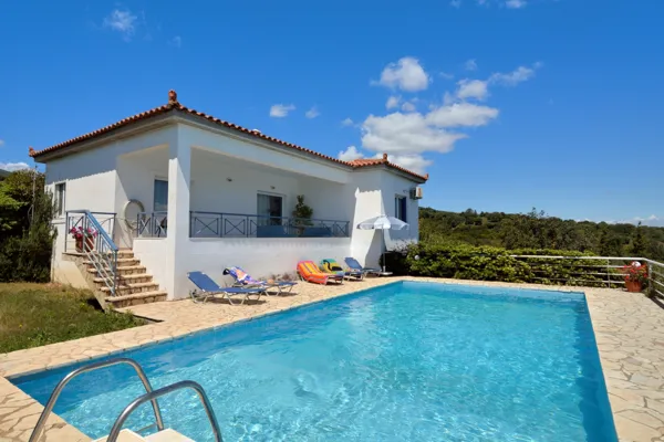 Hillside villas with panoramic sea and mountains views - Petalidi, Messinia, Peloponnese