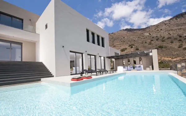 Suburb luxurious villa with panoramic views - Plaka, Lasithi, Crete