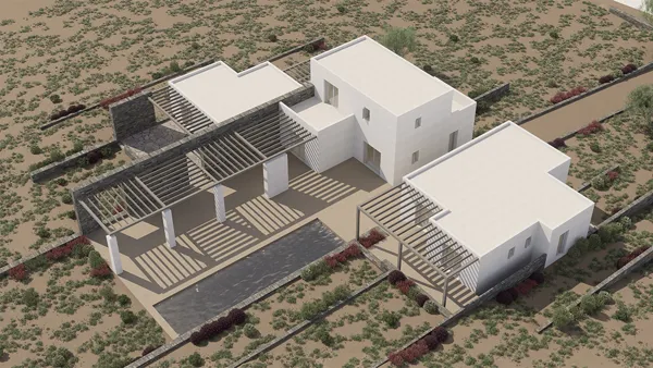Sea-View Plot with Building Permit for Luxury Villa Project in Milos - Milos, Milos, Cyclades Islands