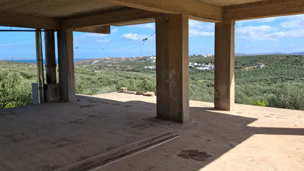 Unfinished Apartment with Land - Siteia, Lasithi, Crete
