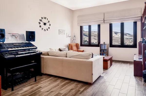 Newly built complex overlooking Ermoupolis and the sea - Syros, Syros, Cyclades Islands