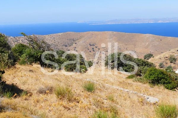 Buildable land plot overlooking Korissia bay in Kea - Kea, Kea, Cyclades Islands