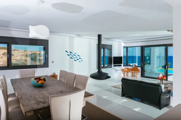Hideaway, beachfront villa - Mochlos, Crete