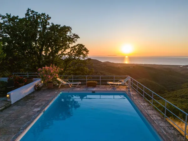 Traditional Corfiot house with the most amazing sea and sunset views  - Loutses, Corfu, Ionian Islands