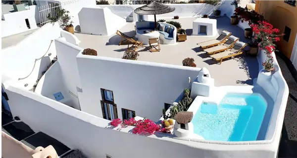 Santorinian traditional house  - Thira, Santorini, Cyclades Islands
