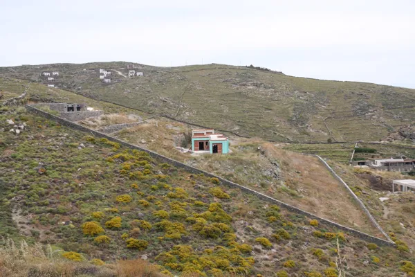 Unfinished stone-built villa in Kea - Koundouros, Kea, Cyclades Islands