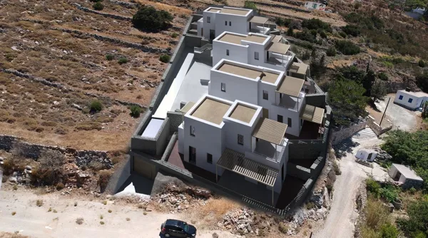 Holiday house under construction - Lefkes, Paros, Cyclades Islands