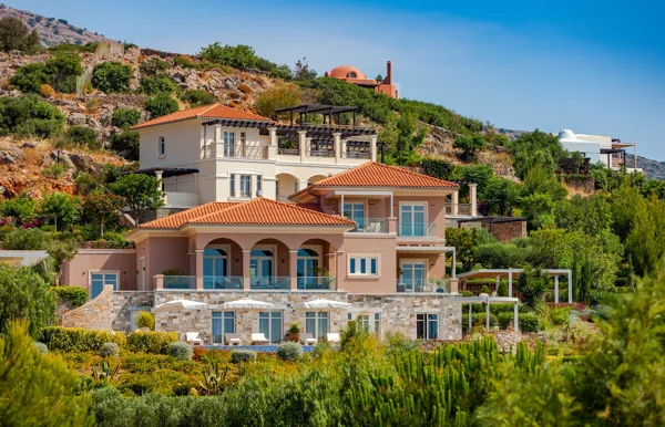 Waterfront villa with pool and garden - Plaka, Lasithi, Crete