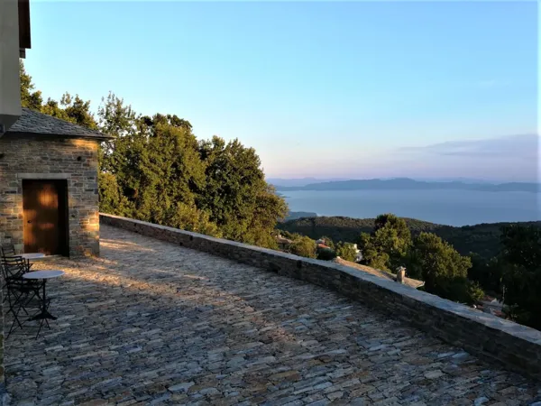 Newly built stone house with beautiful views - Milies , Pelion, Thessaly
